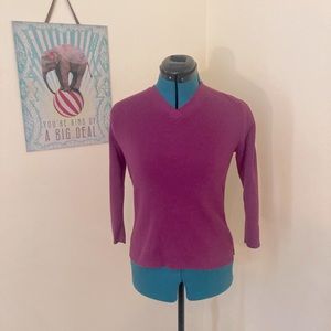 Cotton v-neck sweater from banana republic